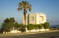 Villa near sea side. Paphos. Cyprus Royalty Free Stock Photo