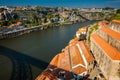 Villa Nova de Gaia, Porto city and Douro River in a beautiful early spring day Royalty Free Stock Photo