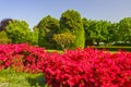 Villa Pallavicino park, Lombardy, Italy, Stresa Royalty Free Stock Photo