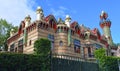 Villa Quijano the caprice of Antoni GaudÃÂ­, in Comillas Cantabria Royalty Free Stock Photo