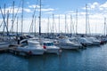 Villa Real De Santo Antonio, Portugal, October 2015: Parking yachts in the ocean bay