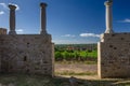 Villa Rustica Weilberg, Ancient Roman winery near Bad Duerkheim in Rhineland-Palatinate, Germany Royalty Free Stock Photo