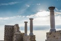 Villa Rustica Weilberg, Ancient Roman winery near Bad Duerkheim in Rhineland-Palatinate, Germany Royalty Free Stock Photo