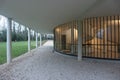 Villa Savoye Curtain Wall - Le Corbusier Royalty Free Stock Photo