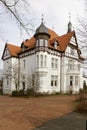 Villa Stahmer, built in 1900 in the half-timbering style serves the city of Georgsmarienhuette as a museum today, Lower Saxony, Ge