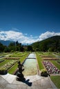 Villa Taranto botanical gardens, Lake Maggiore, Italy Royalty Free Stock Photo