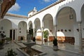 The Patio of the Tourist Villa of Zagrilla Village near the town of Priego de Cordoba, Spain Royalty Free Stock Photo