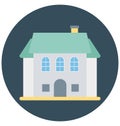 Villa Vector Icon Which can easily modify or edit  Villa Vector Icon Which can easily modify or edit Royalty Free Stock Photo
