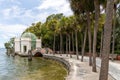 Villa Vizcaya Museum and Gardens, the former estate of James Deering located in Coconut Grove. Royalty Free Stock Photo