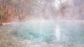 Villach - Natural hot spring in autumn Royalty Free Stock Photo