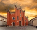 church of Santo Stefano in Villafranca Piemonte, Italy