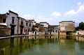 hongcun,the famous chinese village Royalty Free Stock Photo