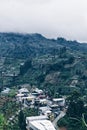 village above the clouds Royalty Free Stock Photo