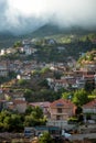 Village of Agros village. Limassol District, Cyprus Royalty Free Stock Photo