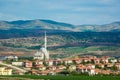 Village Alcili in Turkey with silver mosque