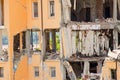 The village of Amatrice and the damage caused by the earthquake. Apennines, Lazio, Italy