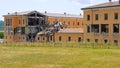 The village of Amatrice and the damage caused by the earthquake. Apennines, Lazio, Italy