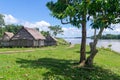 Village in the Amazon jungle Royalty Free Stock Photo