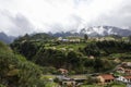 Village amongst the beautiful mountains of Madeira