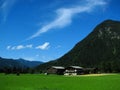 Village in Austrian Alps Royalty Free Stock Photo
