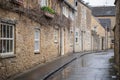 Village backstreet in Fairford, Gloucestershire