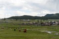 The village of Balyktuyul in the Ulagan District of the Altai Republic
