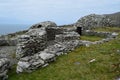 Village of Beehive Huts in Ireland Royalty Free Stock Photo