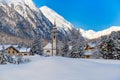 Village of Bever, switzerland Royalty Free Stock Photo