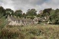 The village of Bibury, Cotswolds, Arlington Row England Royalty Free Stock Photo