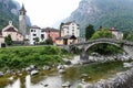 The village of Bignasco on Magga valley