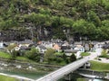 The village of Bignasco on the river Maggia and in the Maggia Valley or Valle Maggia or Maggiatal, Bignasco