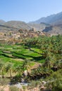 The village Bilad Sayt, Oman Royalty Free Stock Photo