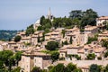 Old village Bonnieux situated on a hill in Provence, France Royalty Free Stock Photo