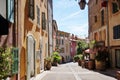 The village of Bormes-les-Mimosas on the Cote d'Azur