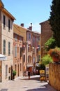 The village of Bormes-les-Mimosas on the Cote d'Azur