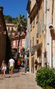 The village of Bormes-les-Mimosas on the Cote d'Azur