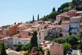 The village of Bormes-les-Mimosas on the Cote d'Azur