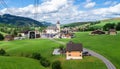The village of Brulisau, Switzerland