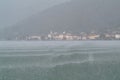 The village of Brusino Arsizio on lake Lugano