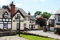 Village buildings, Weobley. Royalty Free Stock Photo