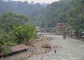 Village Bukit Lawang, the north Sumatra