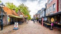The village of Bunschoten-Spakenburg in the Netherlands Royalty Free Stock Photo