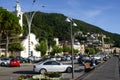 The village of Campione d'Italia on lake lugano