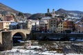 Village of Campo Ligure under the snow