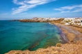 Village Castillo del Aguila, Island Lanzarote, Canary Islands, Spain, Europe Royalty Free Stock Photo