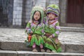 Village Cat Cat, beautiful portrait of a vietnamese little girl