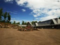 Village center at Haliburton, ON, Canada