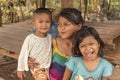 Village children Cambodia near Siem Reap