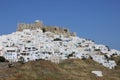 The village Chora on the greek island Astypalaia