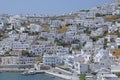 The village Chora on the greek island Astypalaia